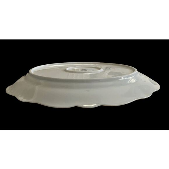 Vintage New Johann Haviland Bavaria Germany Moss Rose Serving Platter 13" - Picture 8 of 8